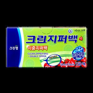 대용량 이중 지퍼백 18cmx20cm(소) 150매