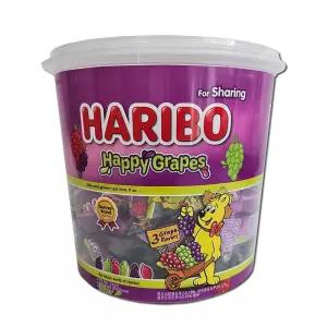 하리보 해피그레이프 1kg 하리보젤리 3종 포도맛 40봉