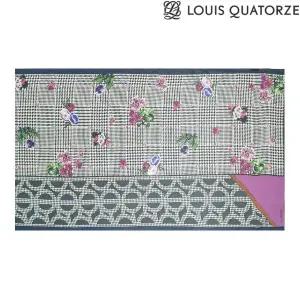 [루이까또즈](의정부점)(SA-1WSL033PU_21FW) 실크 롱스카프 유니플뢰르 퍼플