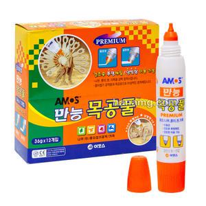 아모스 만능본드 목공풀 36g 12입
