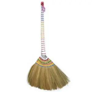 제이오마켓 롱 고급 갈대비 미얀마/학교 관공서 업소용 미용실 식당 갈대 수수 싸리 롱 빗자루