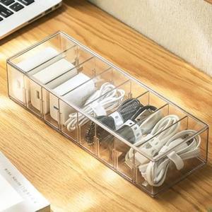 [핫트랙스]투명 USB 케이블 충전기 선정리함 보관함 (소형/덮개)