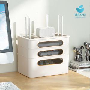 3단 셋톱박스 셋탑박스 정리함 보관함