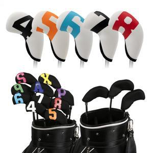 넘버 네오프렌 골프클럽 커버세트 아이언 헤드 커버 케이스 보호 10개 1세트