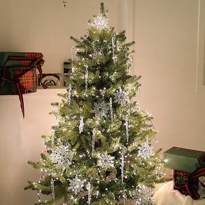 [조아트]크리스마스 트리나무 고드름 장식 오너먼트 크리스탈아이씨클 31P 세트