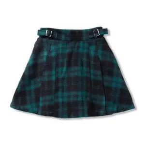 [보리보리/레노마 키즈]여아 주름 포인트 모직 체크 스커트 _R1842S624