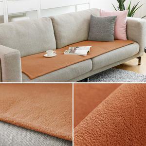 웰러그 항균 네이쳐 쇼파패드 다용도매트 오렌지브라운, 3인용, 60x180, 1개