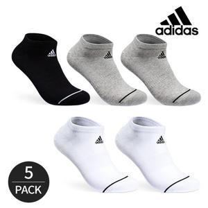 아디다스 남성 퍼포먼스 라인 로고자수 스니커즈 5P_MX