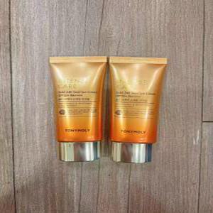 토니모리 인텐스 케어 골드 24k 스네일 선 크림 50ml spf50+pa++++  2개