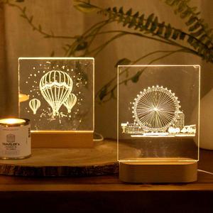 [민화샵] 아크릴 무드등 만들기 간접 조명 인테리어 아이방 취침등