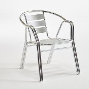 야외용의자 알루미늄 식탁체어 티테이블 카페 발코니 편의점 공원 정원가구 CA023D