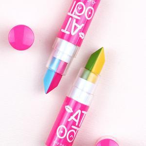 지워지지 않는 반전 립스틱 지속력 좋은 듀얼 틴트 밤 촉촉한 타투 립밤 핑크