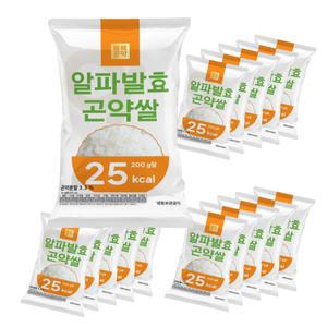 알파발효곤약쌀 곤약가 곤약미 200g x 16/8/24팩