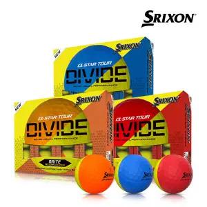 [스릭슨](선물포장)Q-STAR TOUR 디바이드 3피스 골프공(12구) 큐스타 투어 반반