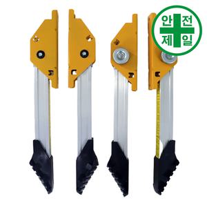 사다리전도방지대 (미니우마용) 4ea 1조 (볼트+너트포함 8ea) 낙상경보기 사다리용품 건설 공사 안전용품