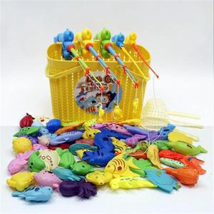 낚싯대5p 자석 놀이 69p 세트 물고기 만들기 유아 장난감 게임 완구 E9