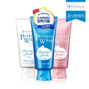 [롯데단독]  퍼펙트 휩+화이트 클레이+콜라겐 워시