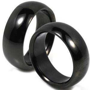 [타티아스]T-111 CO 블랙 티타늄 커플링 반지, 이니셜 무료, 무료배송, 맞춤제작, 평생 A/S