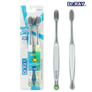 닥터레이 스파이럴 플랫 칫솔 2입 x 4개