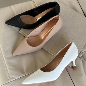 [더힐][더힐슈즈] 소가죽 스틸레토 여성여자 구두 펌프스 정장화 6cm mto6002