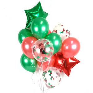 레드앤그린 컨페티 은박풍선세트(13개입)