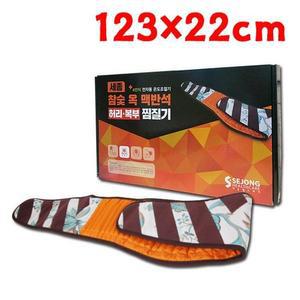 세종 참숯 옥 맥반석 허리 복부 찜질기 전기 패드 온찜질