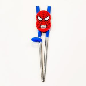 마블 스파이더맨 교정용 스텐젓가락 연습용젓가락 2단계 유아 교정용 왼손잡이 양손형
