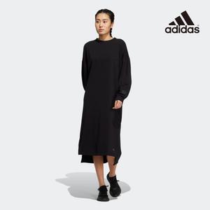 아디다스 우먼스 ID 스웨트 드레스 루즈핏 오버사이즈 원피스 HM2781