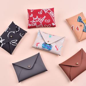 [레더키트] 업사이클링 환경교육 천연소가죽 공예키트 비행접시 카드지갑만들기 1세트 랜덤색_유치원교구