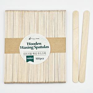 왁싱 우드 스파츌라 스틱 중