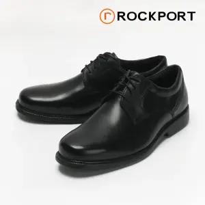 락포트 남성화 찰스로드 플레인 토 정장화 블랙 W발볼 V80553