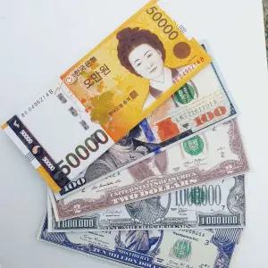 화폐지갑 신사임당 달러 돈지갑 골프