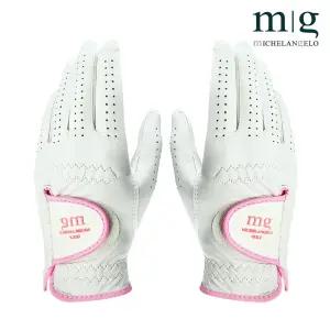 올양피 골프장갑 여성용 양손착용1켤레 미켈란젤로 고급형 올양피 골프장갑