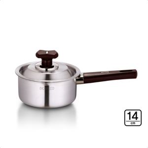 국내생산 인덕션 스텐 편수냄비 14cm 미니 국수 라면 냄비 1인용 2인용