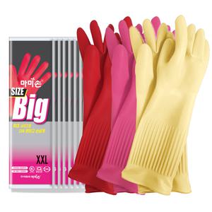 마미손 고무장갑 10개 빅사이즈 특특대 XXL 김장