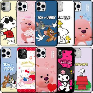 스누피 잔망루피 산리오 고양이 강아지 캐릭터 카드 범퍼케이스 갤럭시S25 엣지 S24 S24FE S23 S22 S21 노트20 울트라 A16 A36 버디4 퀀텀6 아이폰17 에어 16 15 14 SE3 미니 프로맥스