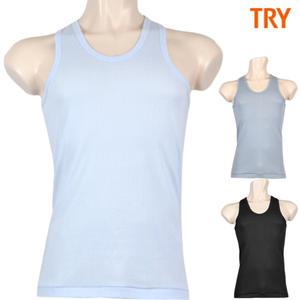 속옷MOA 트라이 남성용 면40수 베이직 컬러 민소매 조끼 런닝 1p