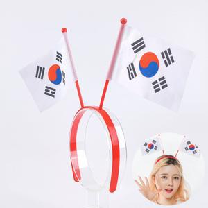 응원 태극기 머리띠 깃발형 파티 머리띠 체육대회 응원용품 1P