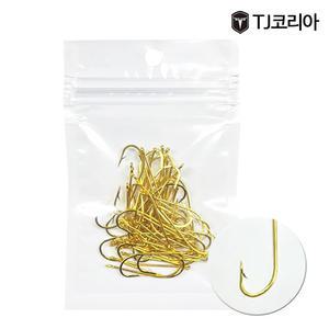 TJ코리아 큰미늘 금바늘 50개입 텐빈용 내만갈치 2호 1호