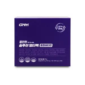 GNM자연의품격 올인원 솔루션 멀티팩 종합비타민 2400mg x 30포 X 1박스 I