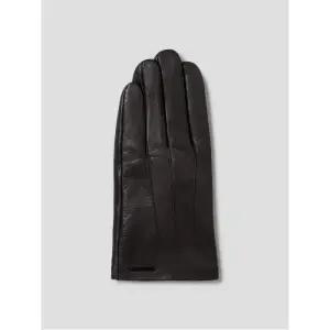 스마트 터치 양가죽 장갑 - 브라운 (MA4X87R01D)