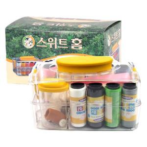 (무료택배) 국내산 스위트홈 반짇고리세트 실 바늘 바느질함 반짓고리