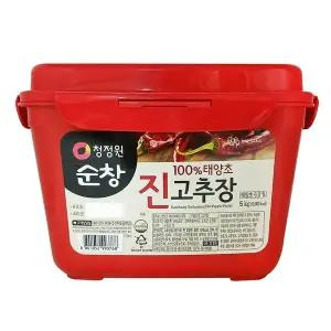 청정원 100%태양초 순창 진고추장 5kg X 1개