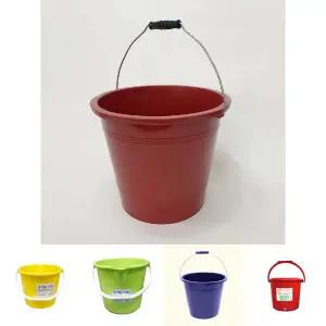다용도 철끈 바스켓/양동이/플라스틱양동이/청소용바구니/플라스틱통/물양동이/플라스틱들통/바께스