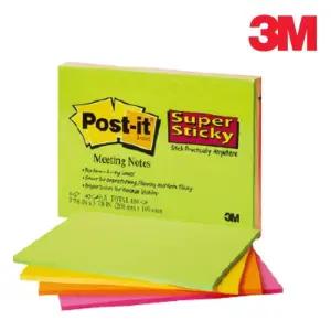 3M 포스트 잇 슈퍼 스티키 미팅 노트 6845-SSP/대형포스트잇/포스트잇노트/포스티잇/포스트잇대형/스티키노