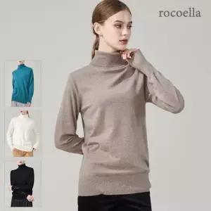 [로코엘라] 카인 터치업 터틀넥 여성 니트 풀오버