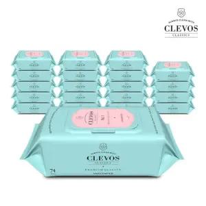 [클레보스] 넘버원 민트 물티슈 캡형 70매 20팩