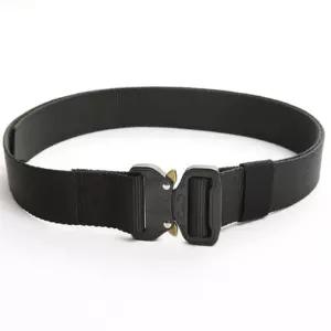 남자 등산복벨트 원터치 등산허리띠 블랙 군용 위빙벨트