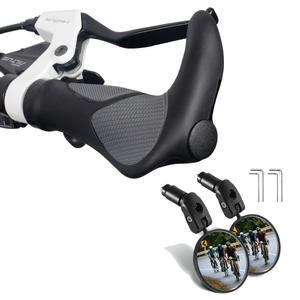 wrikri 자전거 바앤드 핸들 그립 손잡이 핸들바 보조 핸들 거울