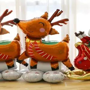 (다르담)크리스마스 파티 장식 소품 대형 스탠딩 루돌프 풍선
